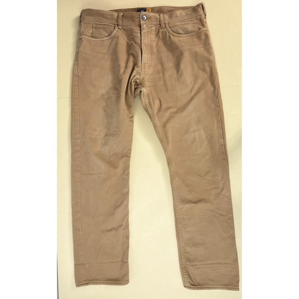 J.Crew 770 Straight‎ Fit Fully Lined Corduroy Pants 36x30 Khaki Tan Rare